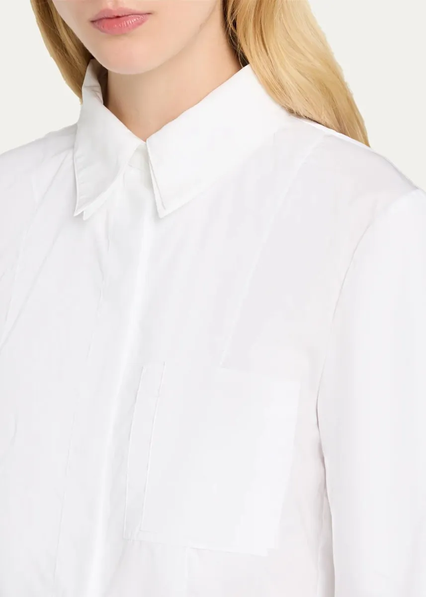 TWP Double-Layer Boyfriend Shirt in Superfine Cotton Shirting | Thumbnail 5 TWP Double-Layer Boyfriend Shirt in Superfine Cotton Shirting | Thumbnail 5