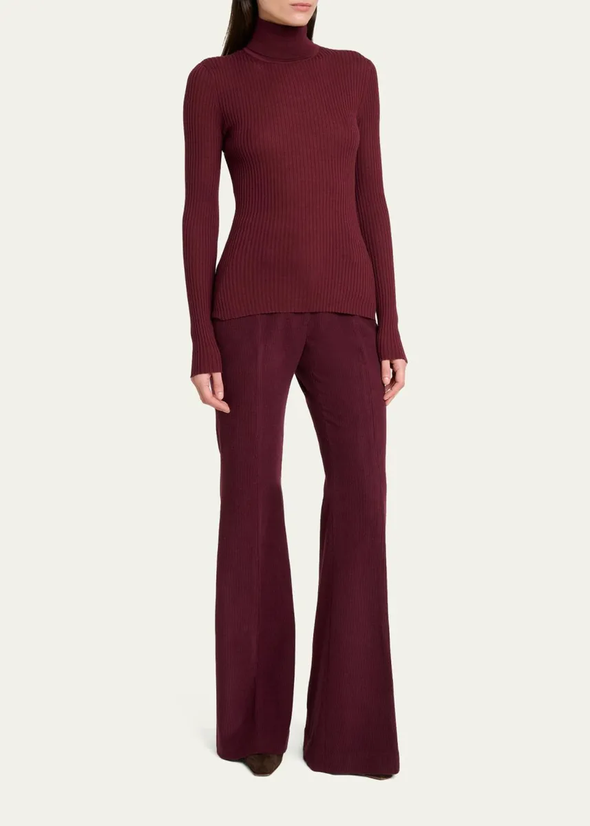 Gabriela Hearst Rhein Cashmere-Silk Corduroy Flare Pants | Thumbnail 2 Gabriela Hearst Rhein Cashmere-Silk Corduroy Flare Pants | Thumbnail 2