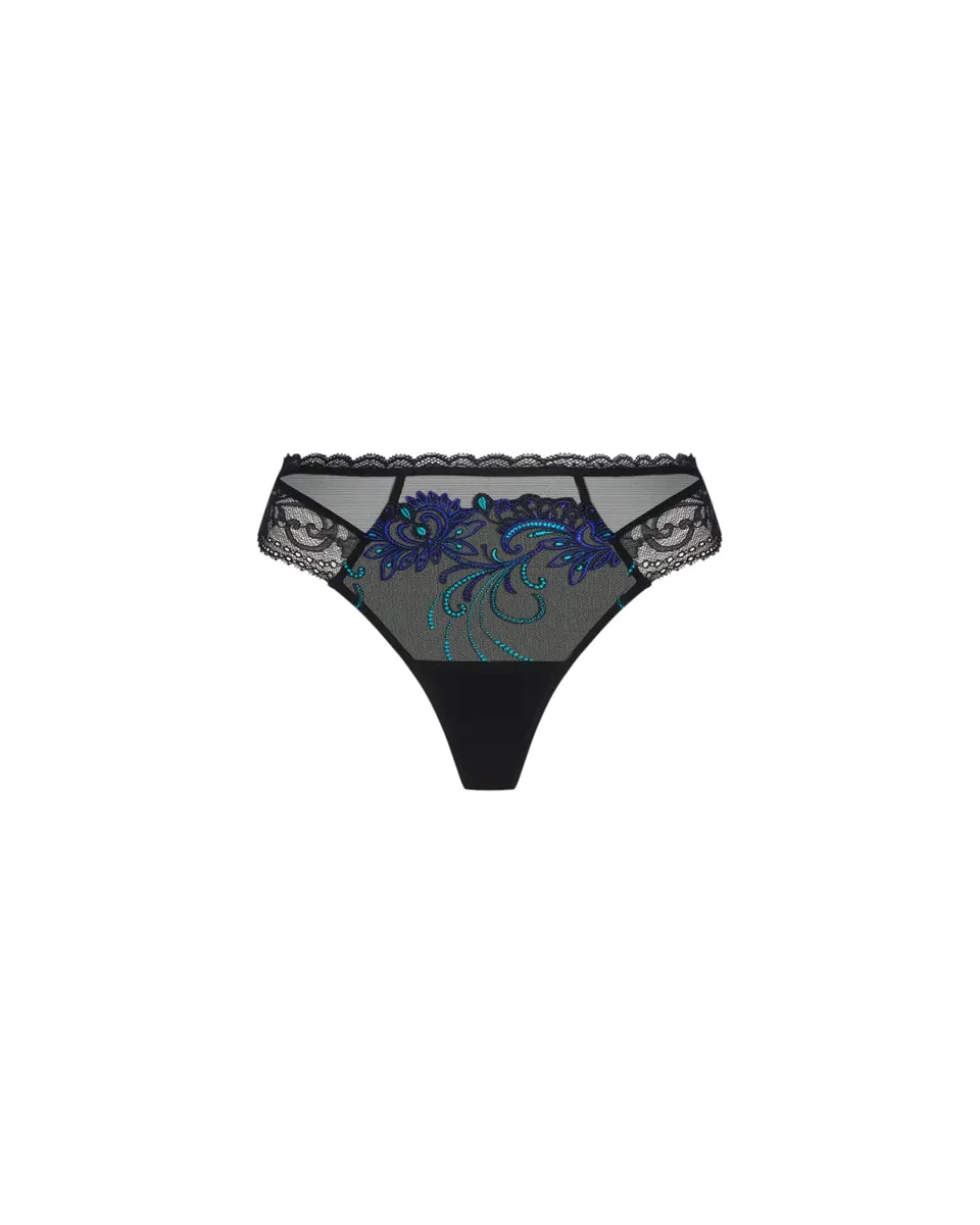 Lise Charmel Embroidered Lace & Tulle Thong | Thumbnail 2 Lise Charmel Embroidered Lace & Tulle Thong | Thumbnail 2