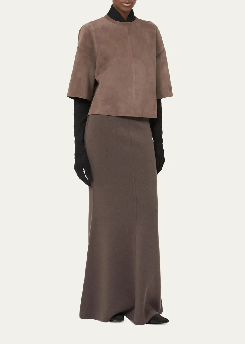 Max Mara Wool & Cashmere Knit Maxi Skirt | Thumbnail 2