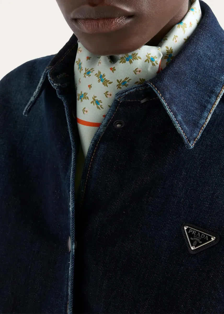 Prada Cotton Cropped Shirt | Thumbnail 5