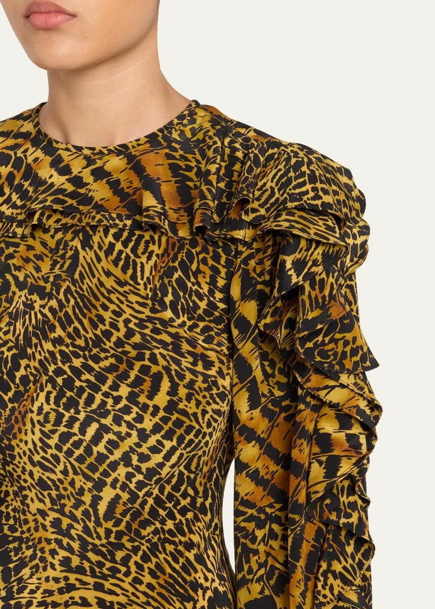 Ulla Johnson Sabrina Long-Sleeve Silk Maxi Dress | Thumbnail 5 Ulla Johnson Sabrina Long-Sleeve Silk Maxi Dress | Thumbnail 5