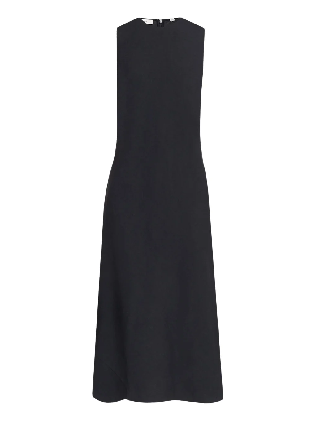 Sleeveless Bias-Cut Linen-Blend Dress Sleeveless Bias-Cut Linen-Blend Dress