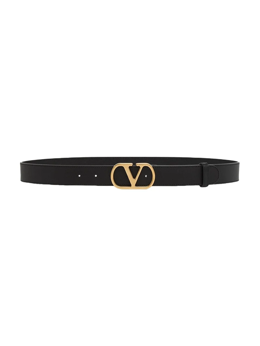 VLogo Signature Leather Belt 30MM