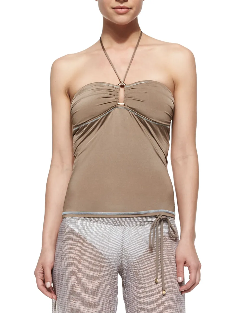 Aje Villa Tiered Ruffle Halter Top | Thumbnail 7 Aje Villa Tiered Ruffle Halter Top | Thumbnail 7