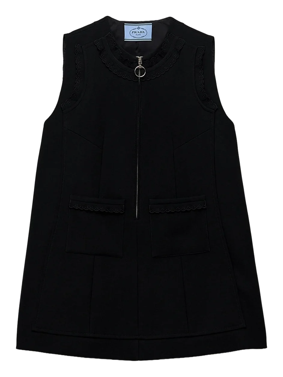 Prada Wool A-Line Mini Dress