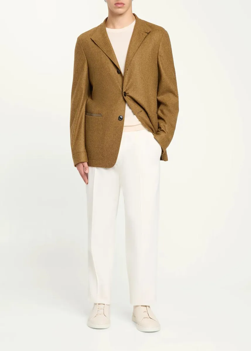 Zegna Men's Cashmere Chore Jacket | Thumbnail 2 Zegna Men's Cashmere Chore Jacket | Thumbnail 2