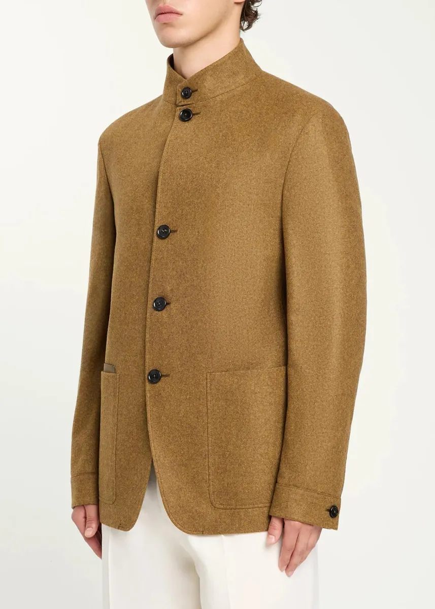 Zegna Men's Cashmere Chore Jacket | Thumbnail 4 Zegna Men's Cashmere Chore Jacket | Thumbnail 4