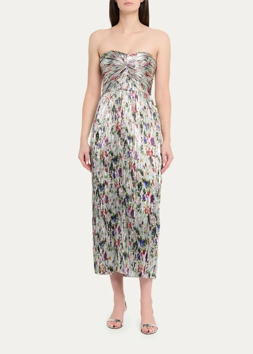 Ulla Johnson Adelaide Strapless Pleated Dress | Thumbnail 2 Ulla Johnson Adelaide Strapless Pleated Dress | Thumbnail 2