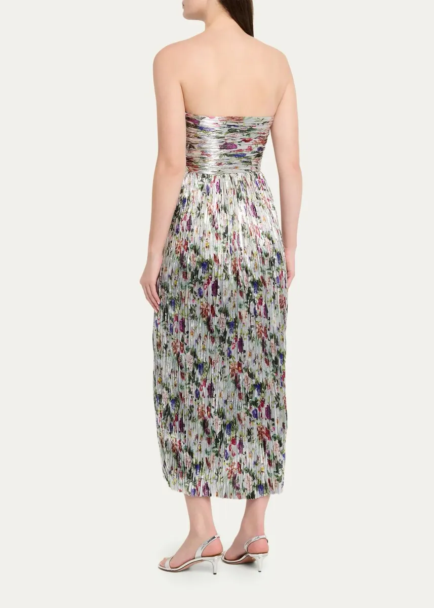 Ulla Johnson Adelaide Strapless Pleated Dress | Thumbnail 3 Ulla Johnson Adelaide Strapless Pleated Dress | Thumbnail 3