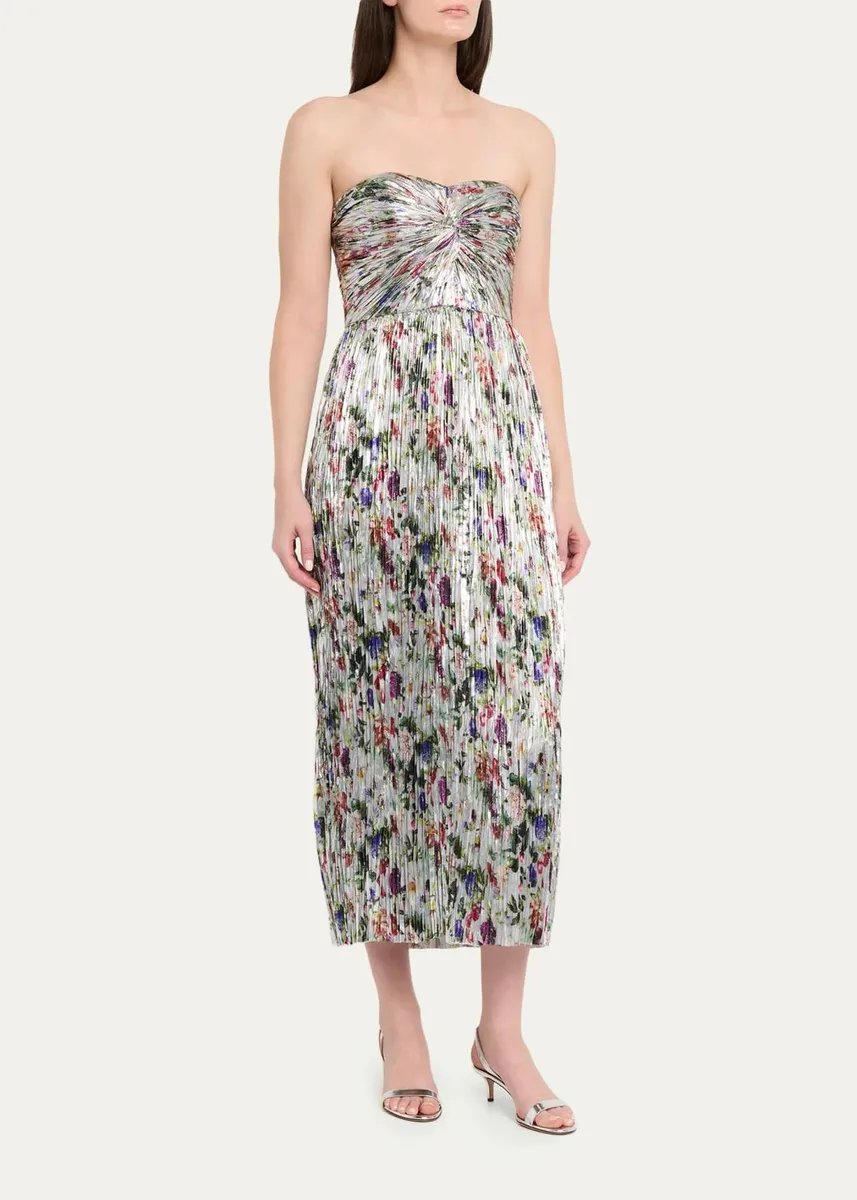 Ulla Johnson Adelaide Strapless Pleated Dress | Thumbnail 4 Ulla Johnson Adelaide Strapless Pleated Dress | Thumbnail 4