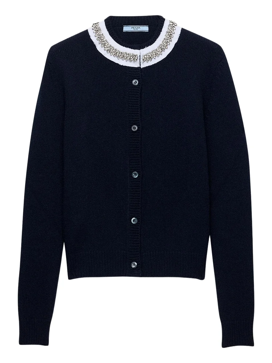 Embellished Cashmere-Wool Cardigan Embellished Cashmere-Wool Cardigan