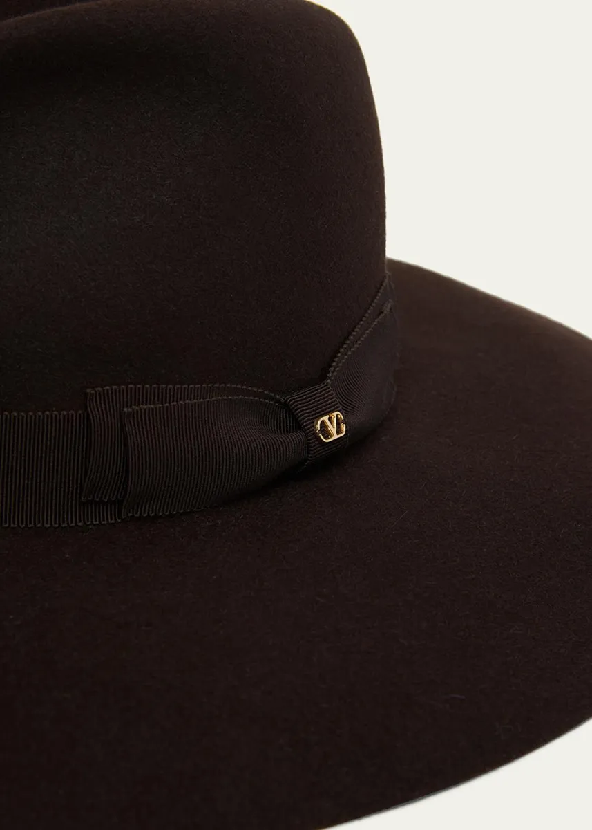 Valentino Garavani VLogo Signature Large-Brim Hat | Thumbnail 3 Valentino Garavani VLogo Signature Large-Brim Hat | Thumbnail 3