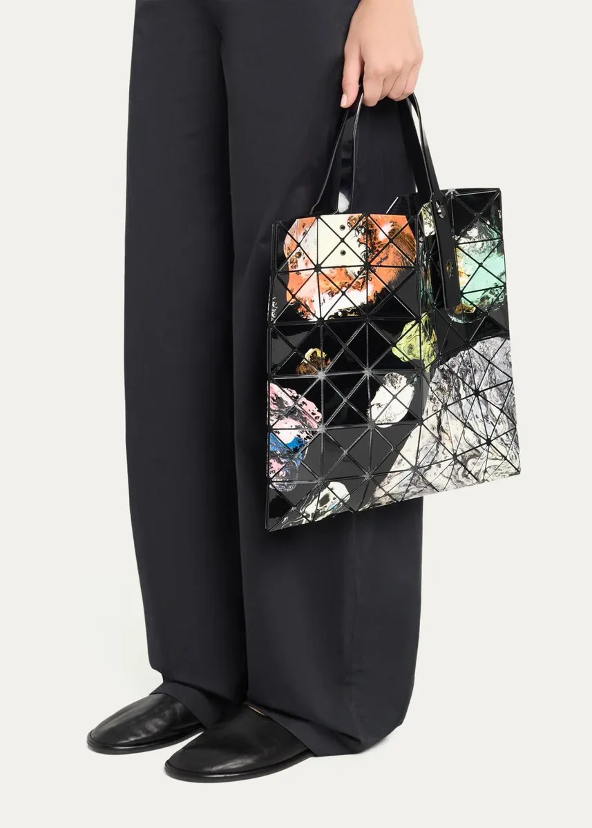 Issey Miyake Cosmic Abstract-Print Geometric Tote Bag | Thumbnail 2