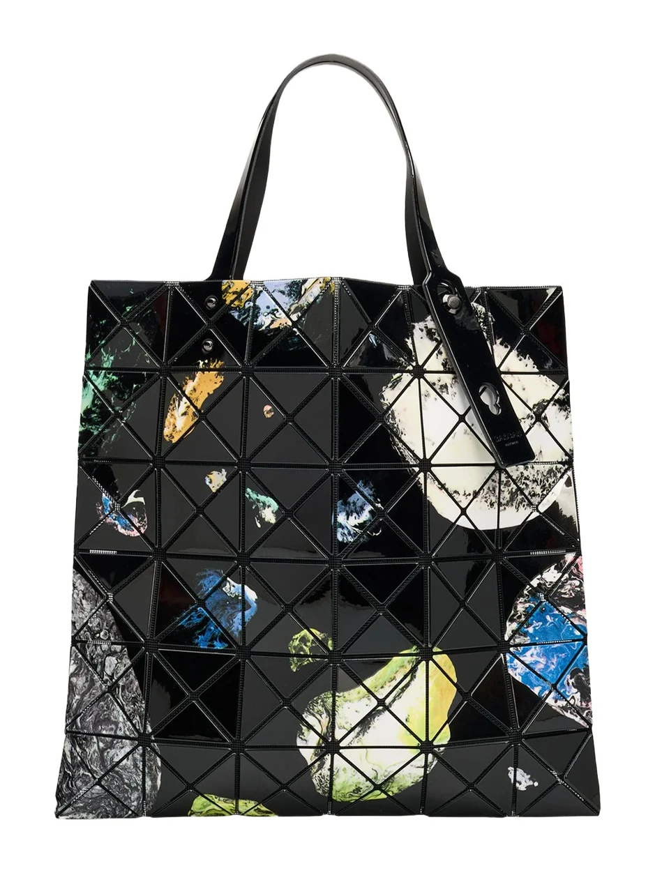 Issey Miyake Cosmic Abstract-Print Geometric Tote Bag
