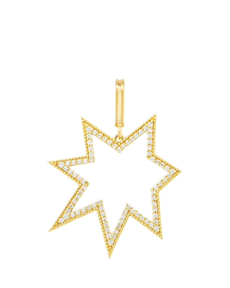 Mellerio Etoile 18K Yellow Gold Diamond Charm | Thumbnail 2