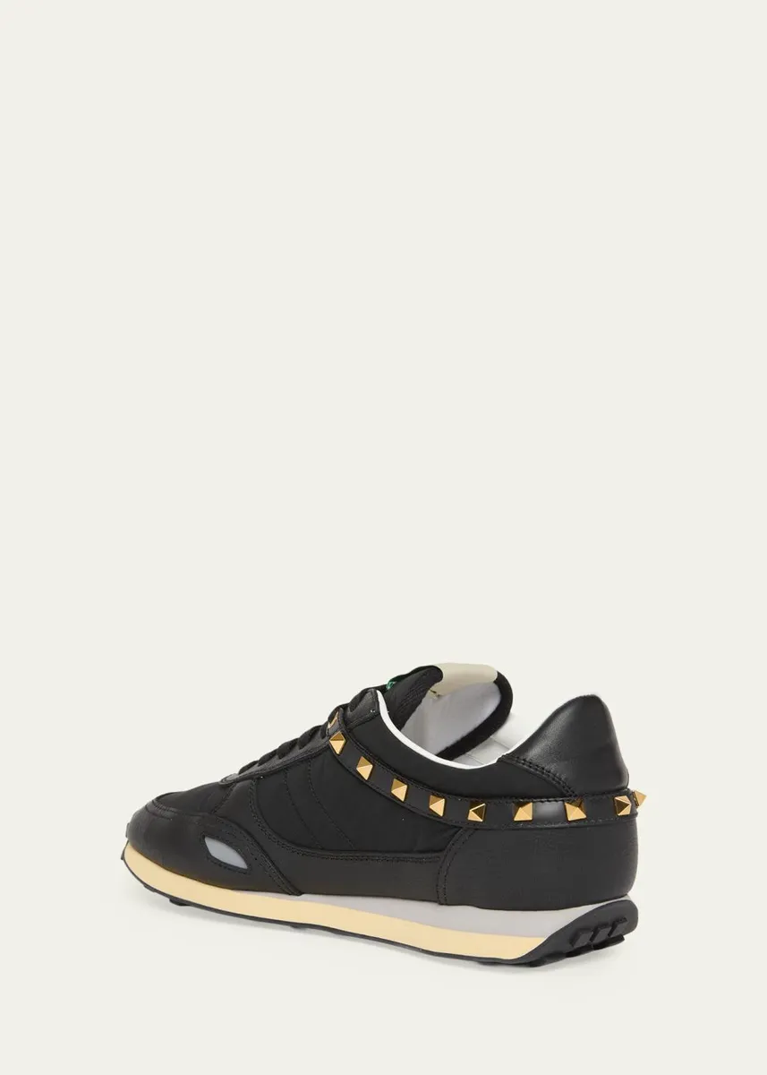 Valentino Garavani Men's Stud Up Low-Top Sneakers | Thumbnail 4 Valentino Garavani Men's Stud Up Low-Top Sneakers | Thumbnail 4