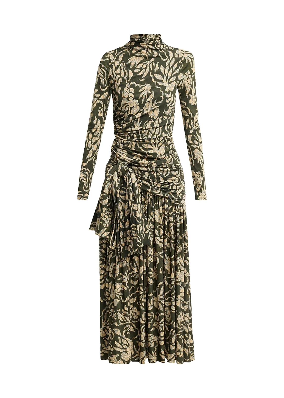 Katy Draped Jersey Maxi Dress