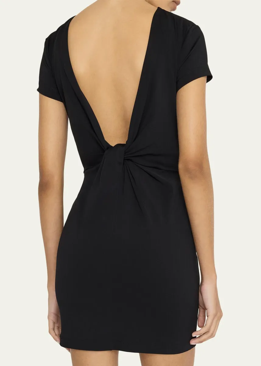 Frame x Alexandra LeClerc The Monaco Mini Dress | Thumbnail 3 Frame x Alexandra LeClerc The Monaco Mini Dress | Thumbnail 3
