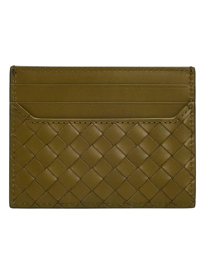 Bottega Veneta Men's Intrecciato Leather Card Holder