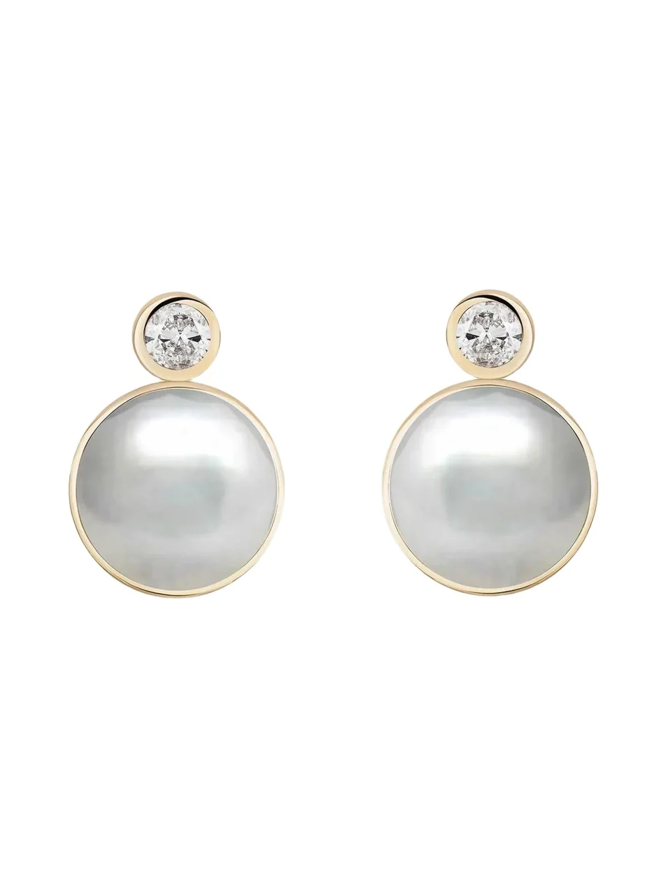 Mason and Books Siren Stud Earrings with Pearls