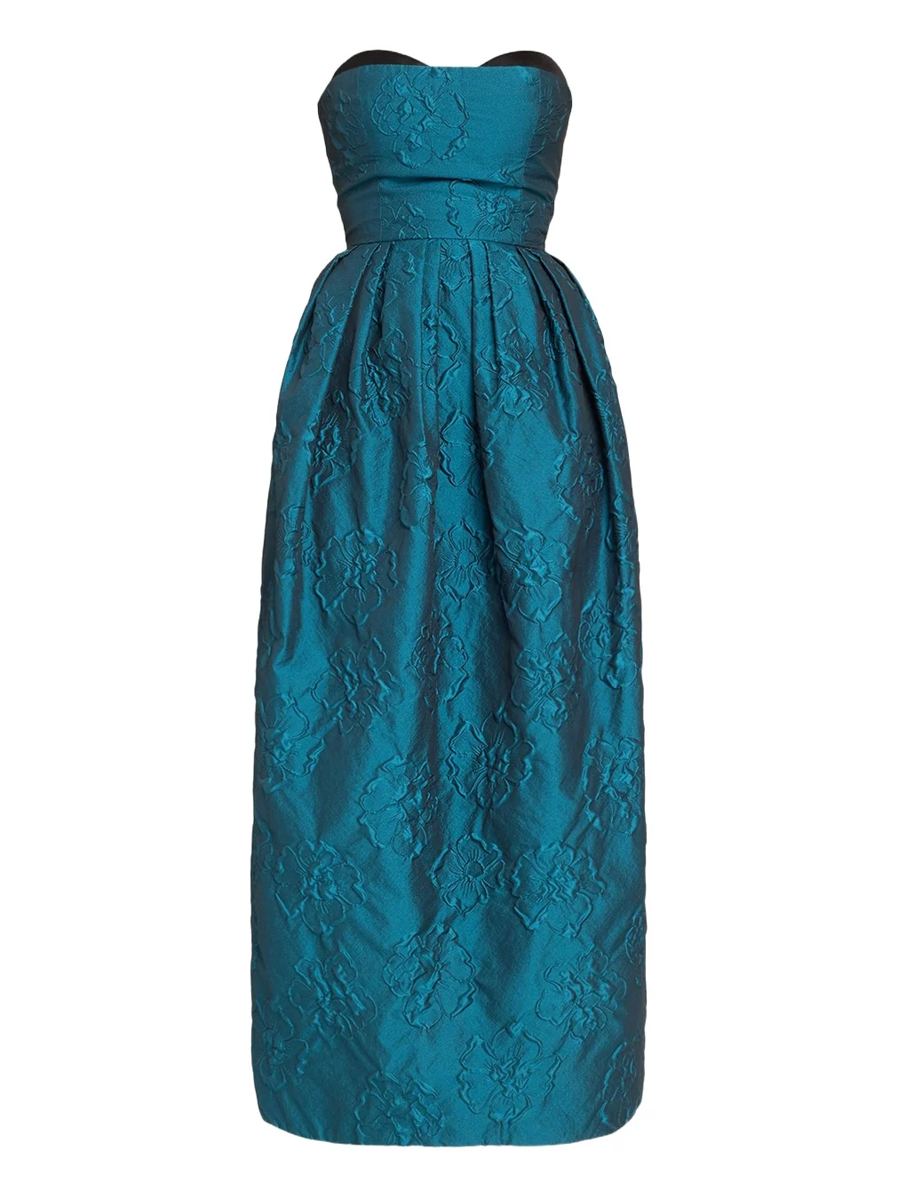 Ulla Johnson Katerina Strapless Jacquard Midi Dress