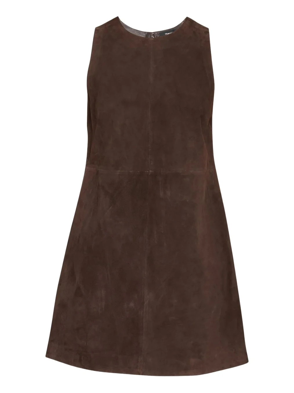 Suede Sleeveless Mini A-Line Dress Suede Sleeveless Mini A-Line Dress