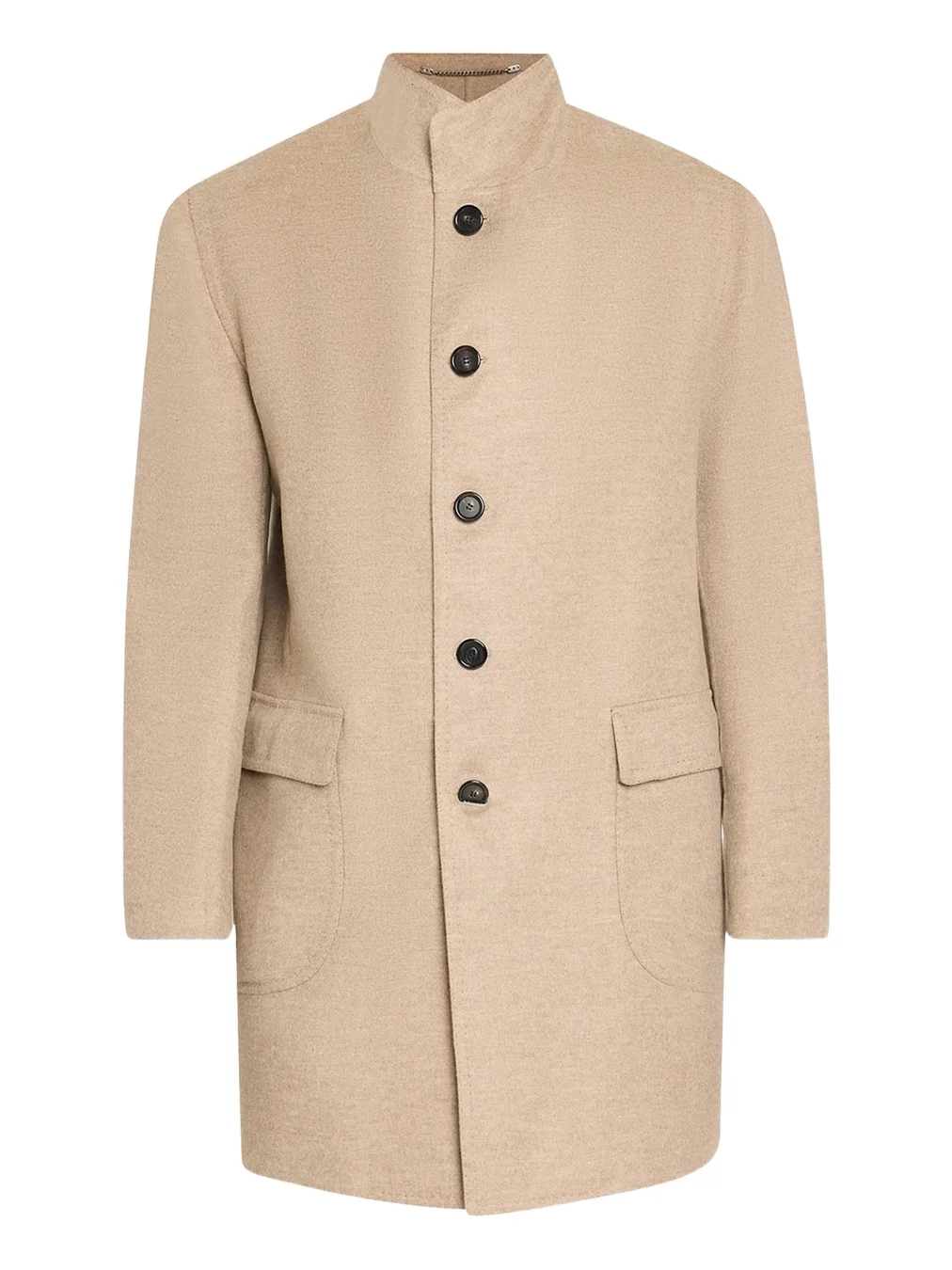Cesare Attolini Men's Cashmere Flap-Pocket Carcoat