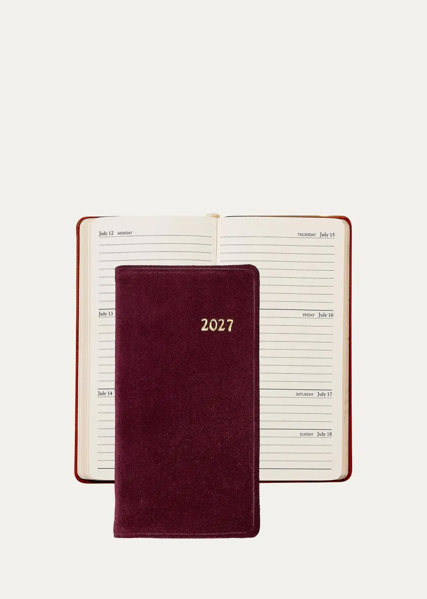 Graphic Image 2027 6" Leather Pocket Datebook | Thumbnail 2