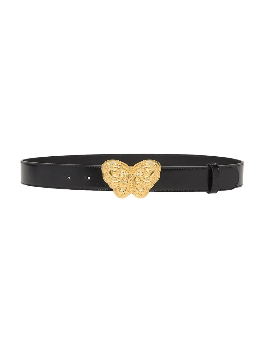 Butterfly Buckle Leather Belt 30MM