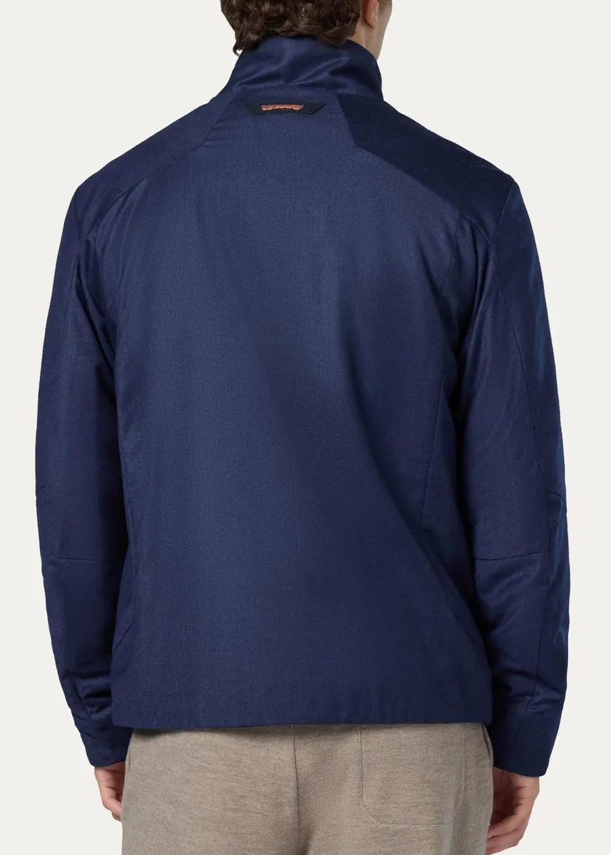 Sease Men's Stand Collar Full-Zip Jacket | Thumbnail 2 Sease Men's Stand Collar Full-Zip Jacket | Thumbnail 2