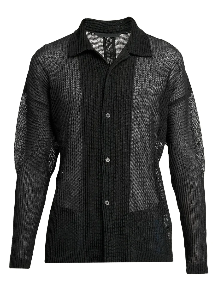 Men's Rustic Mesh Button-Down Shirt Men's Rustic Mesh Button-Down Shirt