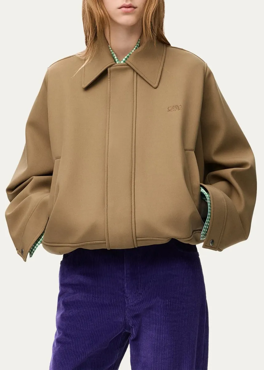 Loewe Cotton Twill Drawstring Balloon Jacket | Thumbnail 4 Loewe Cotton Twill Drawstring Balloon Jacket | Thumbnail 4