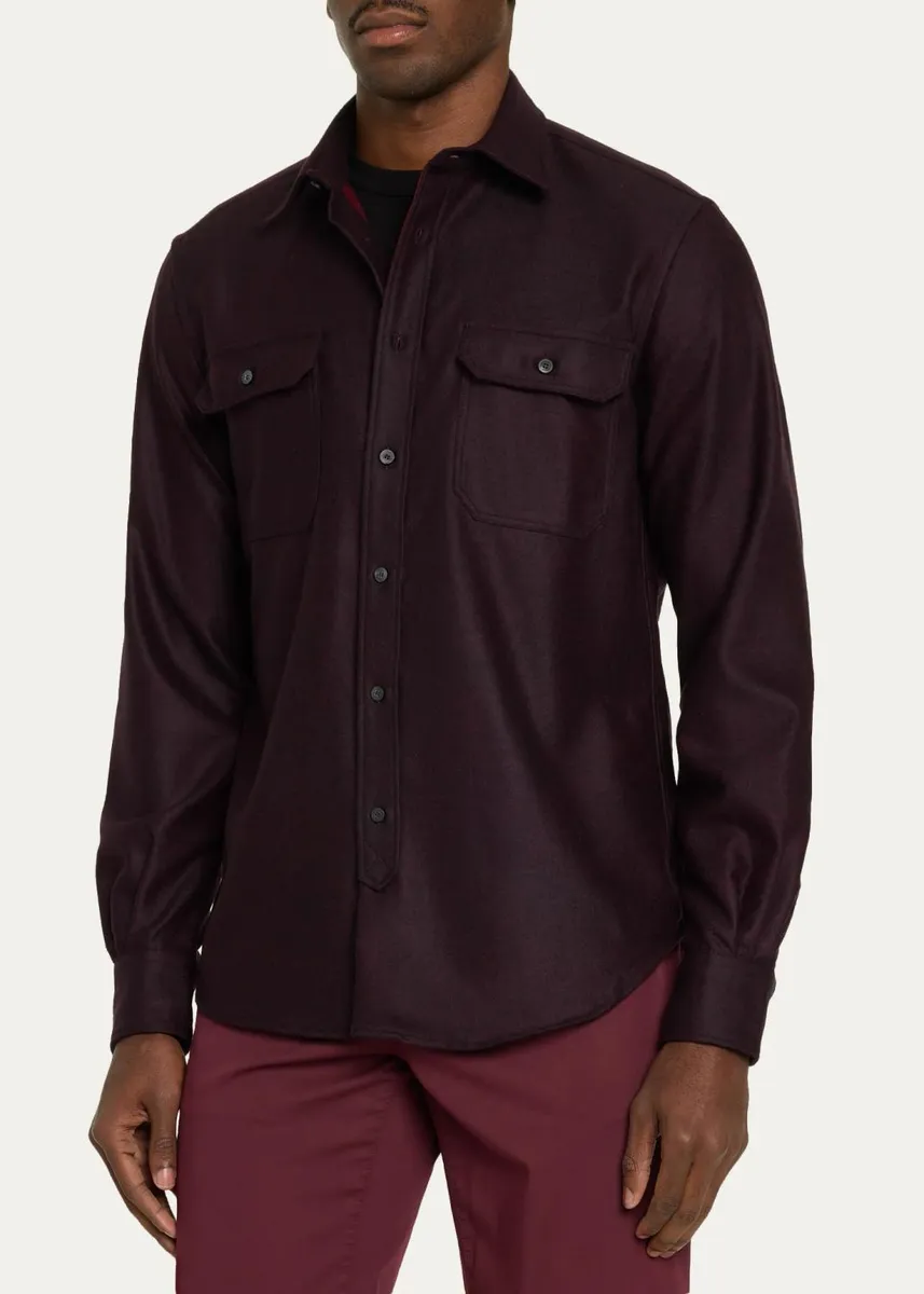 Sease Men's Military Wool Shirt | Thumbnail 4 Sease Men's Military Wool Shirt | Thumbnail 4