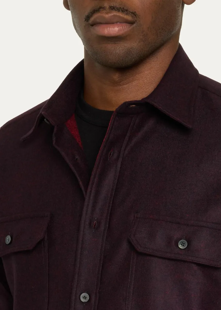 Sease Men's Military Wool Shirt | Thumbnail 5 Sease Men's Military Wool Shirt | Thumbnail 5