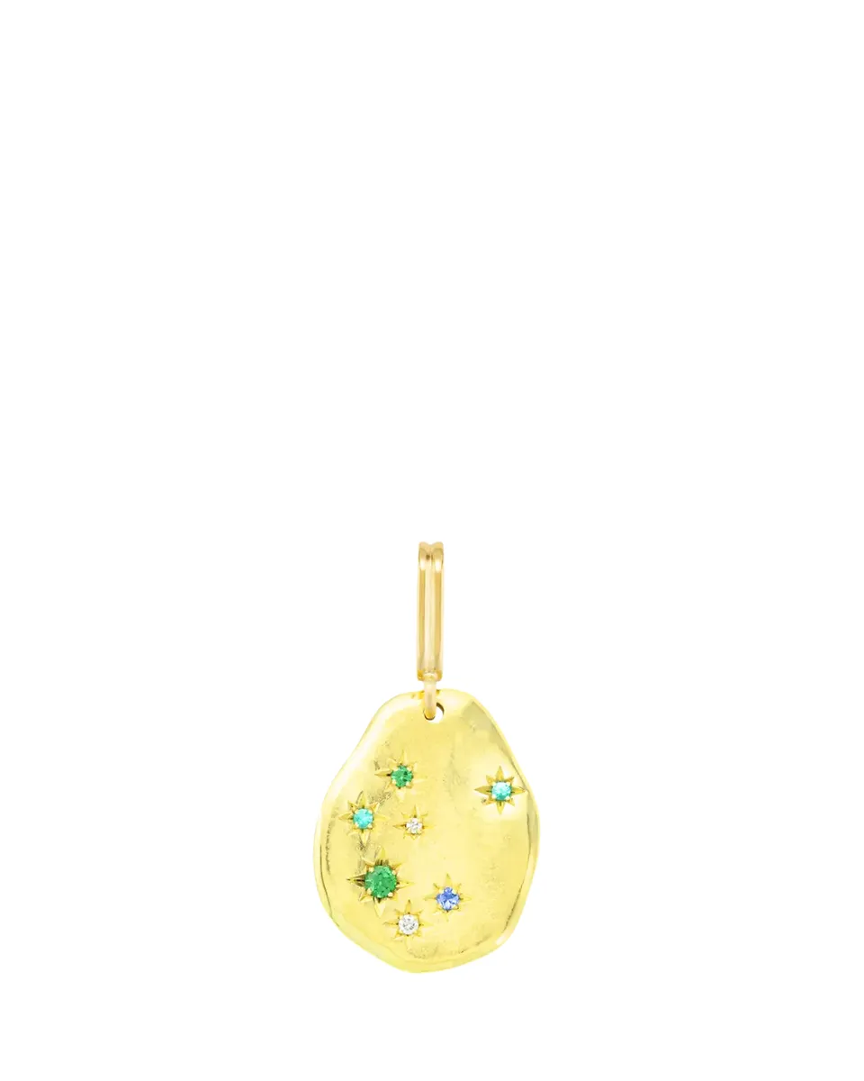 Mellerio 18K Yellow Gold Starry Night Pendant with Tsavorite | Thumbnail 2