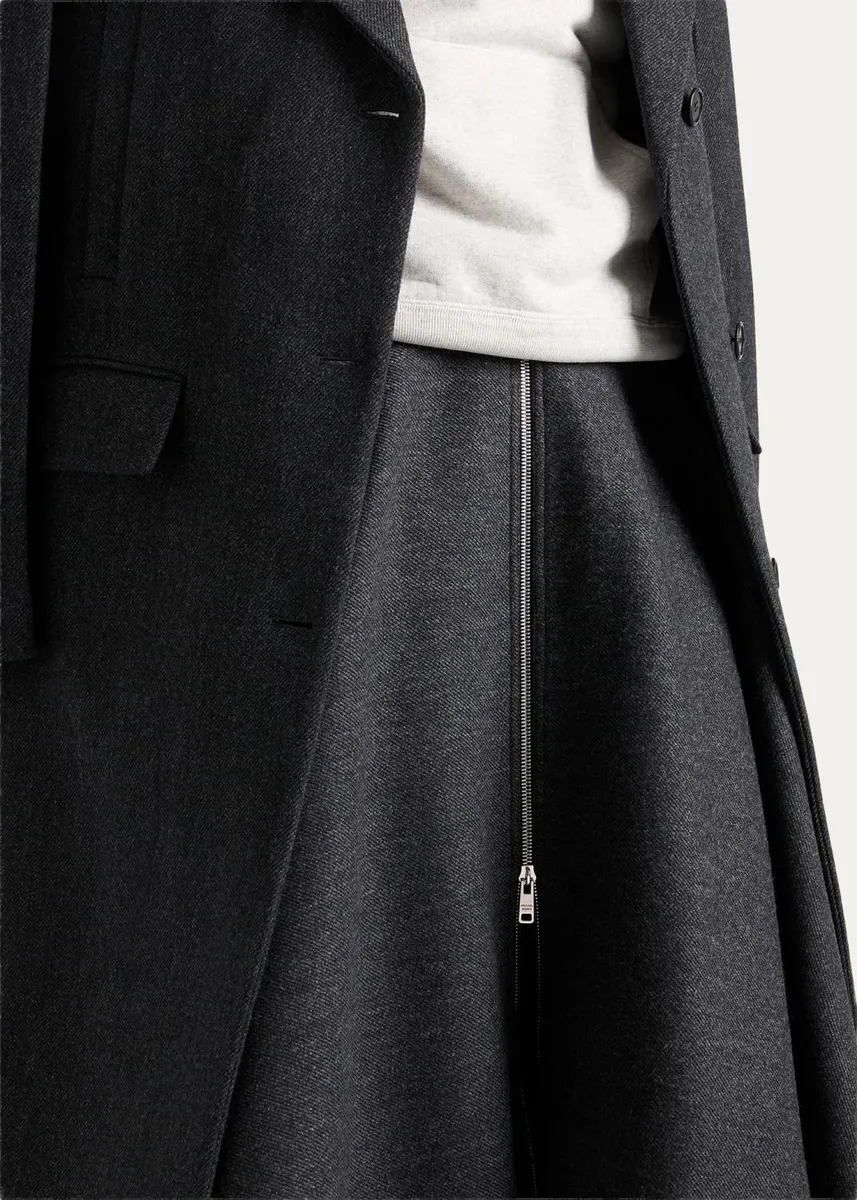 Prada Notch Lapel Wool Coat | Thumbnail 4 Prada Notch Lapel Wool Coat | Thumbnail 4