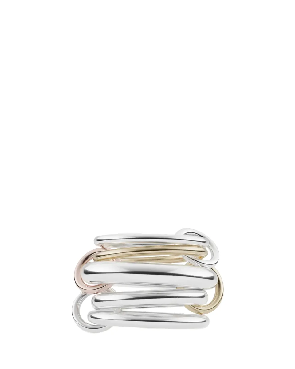 Spinelli Kilcollin Leo MX Deux Tri-Tone 5-Band Ring | Thumbnail 2 Spinelli Kilcollin Leo MX Deux Tri-Tone 5-Band Ring | Thumbnail 2