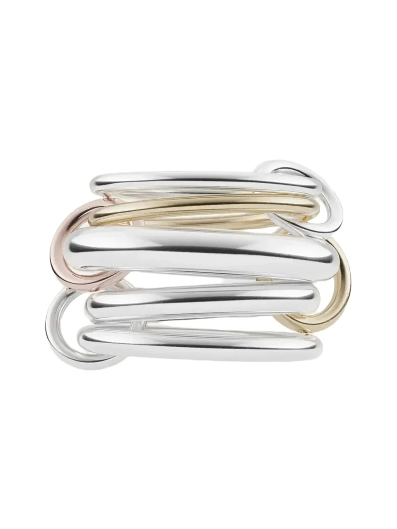 Spinelli Kilcollin Leo MX Deux Tri-Tone 5-Band Ring