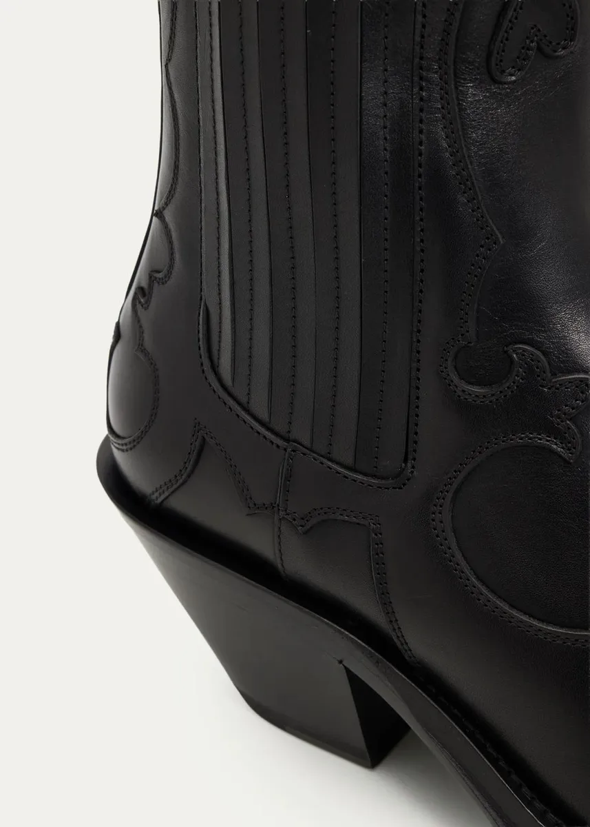 Gabriela Hearst 50mm Cassidy Leather Cowboy Ankle Boots | Thumbnail 5 Gabriela Hearst 50mm Cassidy Leather Cowboy Ankle Boots | Thumbnail 5