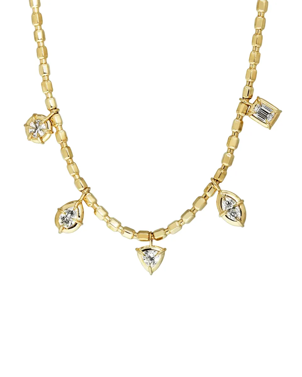 Dara Kaye Cosmic Confetti Multishape Charm Necklace | Thumbnail 2 Dara Kaye Cosmic Confetti Multishape Charm Necklace | Thumbnail 2