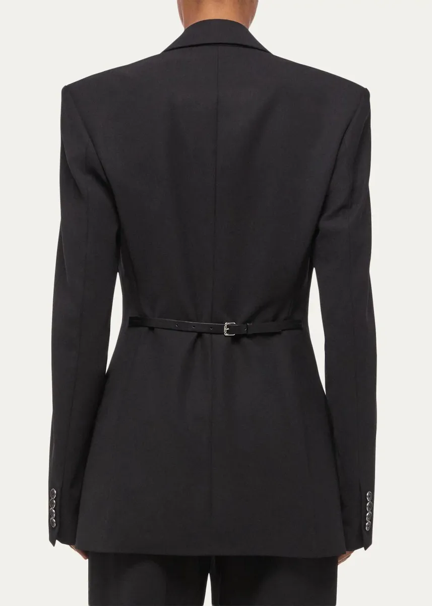 Helmut Lang Wool Gabardine Blazer | Thumbnail 3 Helmut Lang Wool Gabardine Blazer | Thumbnail 3