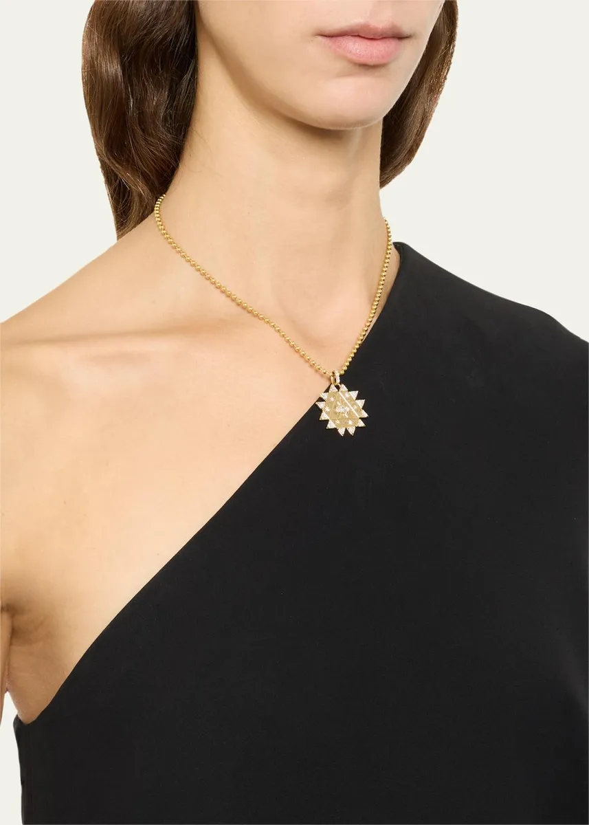 Dara Kaye Alchemy Mega Sun Transformation Pendant Necklace with Diamonds | Thumbnail 2
