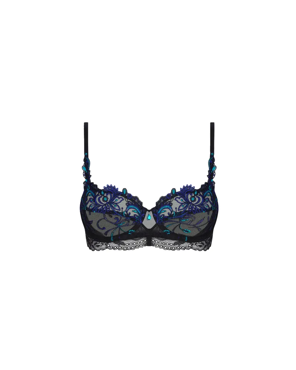 Lise Charmel Embroidered Lace-Trim Demi Bra | Thumbnail 2
