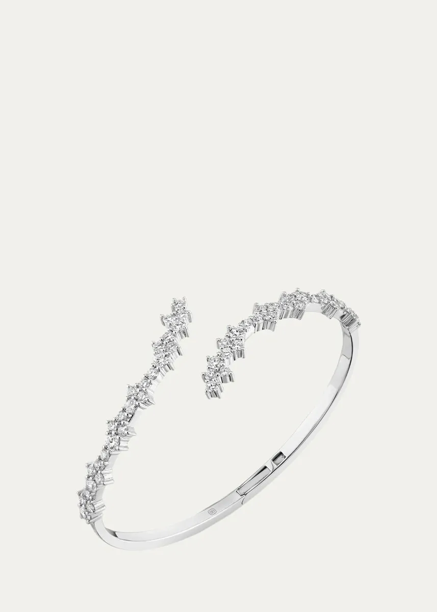 Sydney Evan 14K Yellow Gold Diamond Cocktail Wrap Hinge Bangle | Thumbnail 2