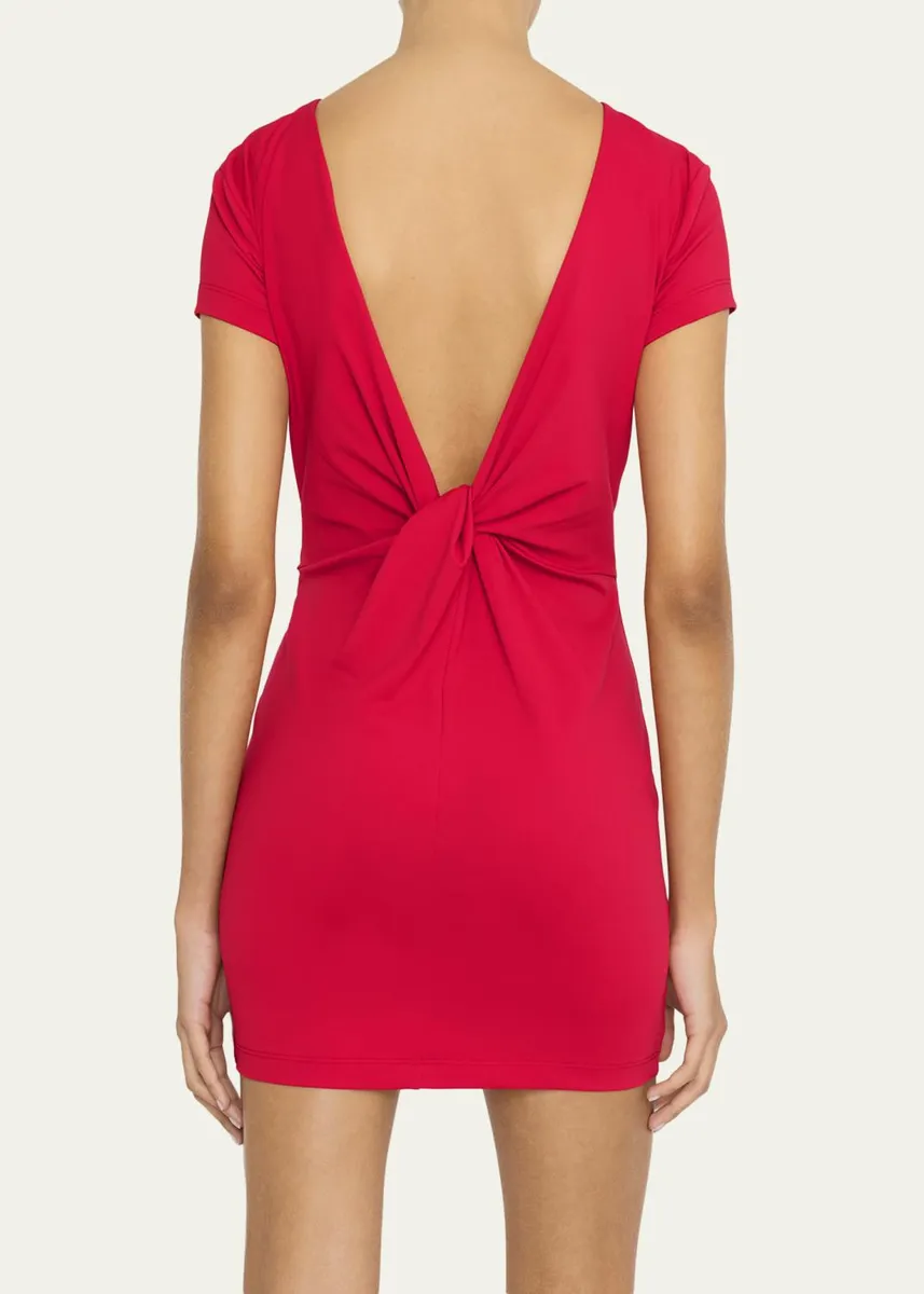 Frame x Alexandra LeClerc The Monaco Mini Dress | Thumbnail 3 Frame x Alexandra LeClerc The Monaco Mini Dress | Thumbnail 3