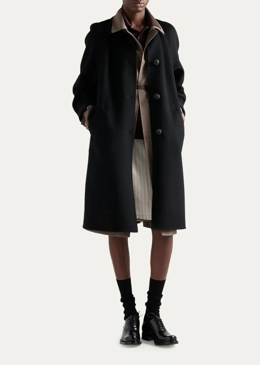 Prada Cashmere-Wool Coat | Thumbnail 2 Prada Cashmere-Wool Coat | Thumbnail 2