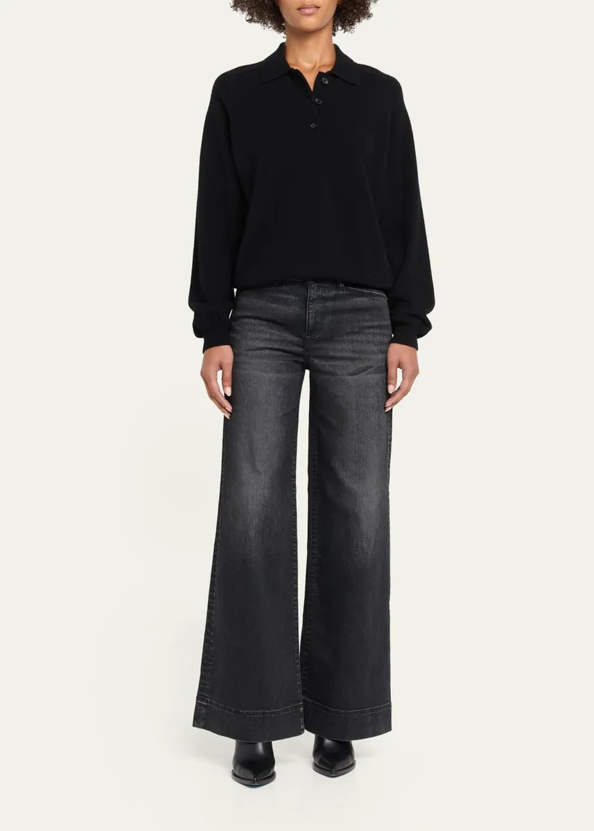 Moussy Vintage Pintuck Flare Jeans | Thumbnail 2 Moussy Vintage Pintuck Flare Jeans | Thumbnail 2