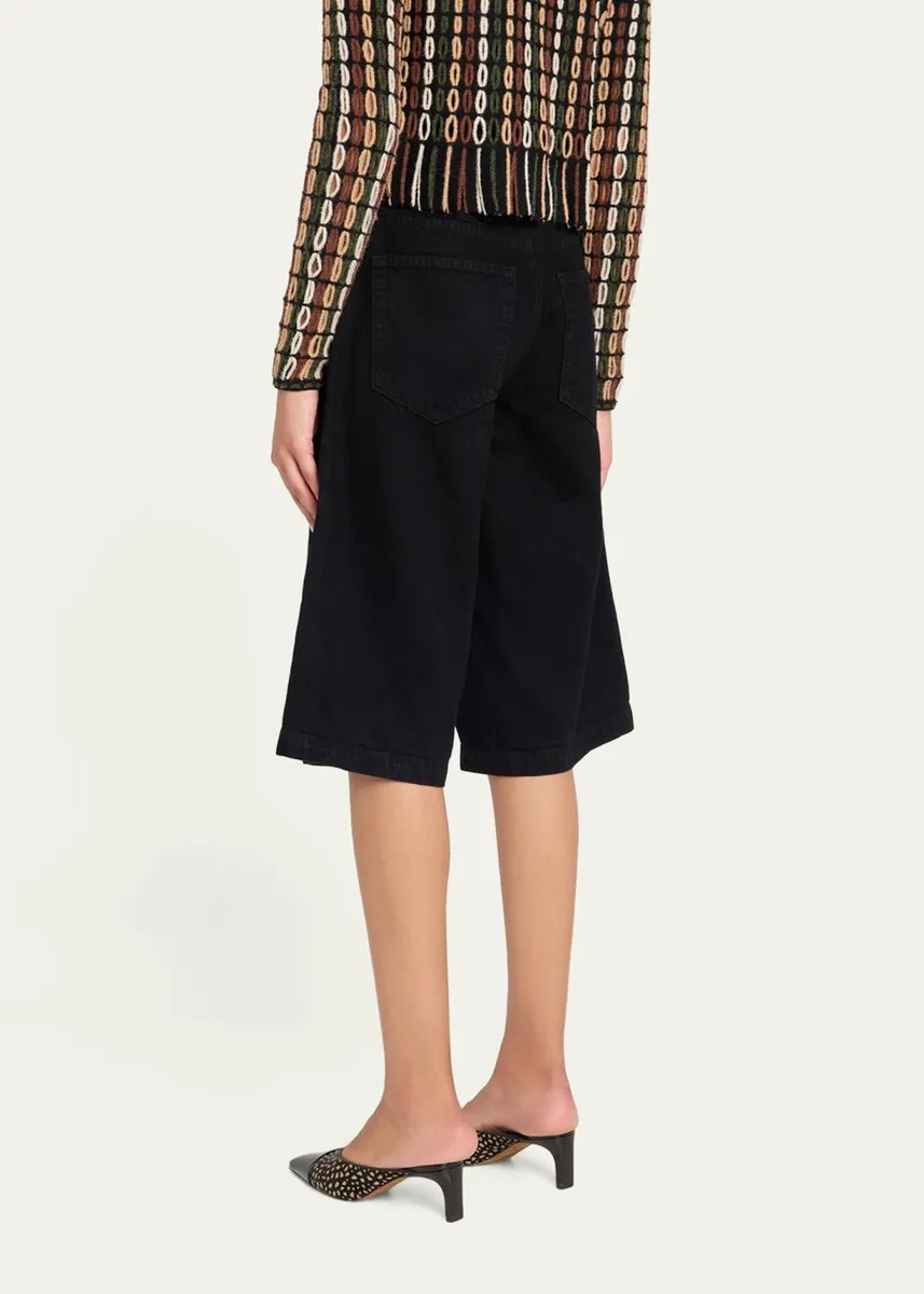 Ulla Johnson The Rowan Denim Culottes | Thumbnail 3 Ulla Johnson The Rowan Denim Culottes | Thumbnail 3