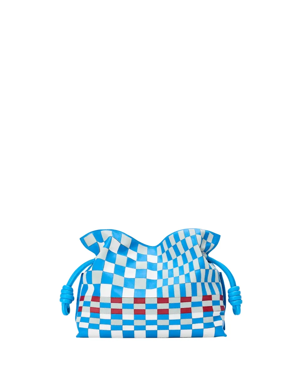 Loewe Flamenco Checkerboard Leather Clutch Bag | Thumbnail 2 Loewe Flamenco Checkerboard Leather Clutch Bag | Thumbnail 2